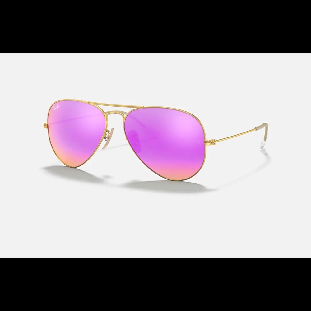 Pink lens aviator ray bans
